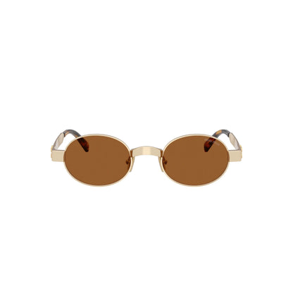Occhiali da sole Miu Miu MU B51S 22M20V Old Gold rotondi