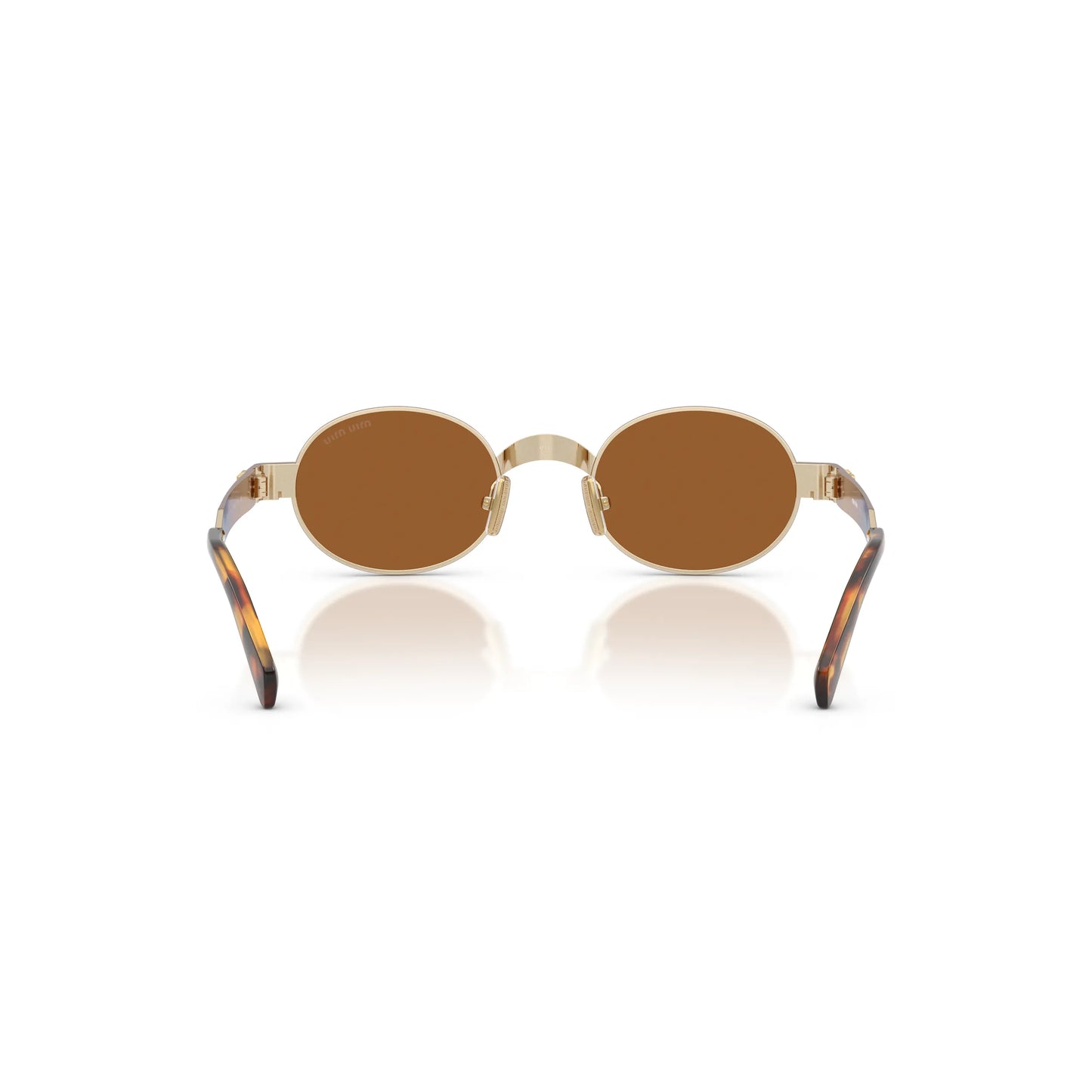 Occhiali da sole Miu Miu MU B51S 22M20V Old Gold rotondi