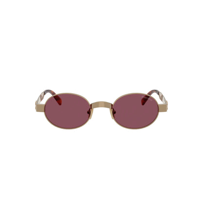 Occhiali da sole Miu Miu MU B51S 7OE30Y Ottone Violet rotondi