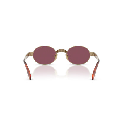 Occhiali da sole Miu Miu MU B51S 7OE30Y Ottone Violet rotondi