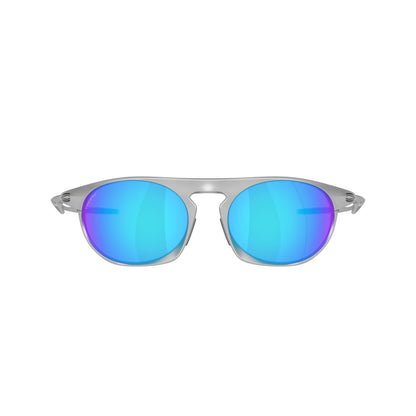 Occhiali da sole Oakley Neo Jacket OO4065 406502 Cromo Satinato ovali