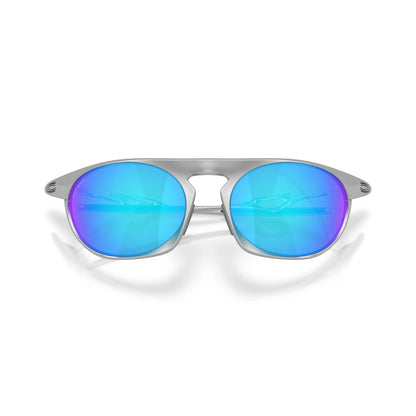 Occhiali da sole Oakley Neo Jacket OO4065 406502 Cromo Satinato ovali