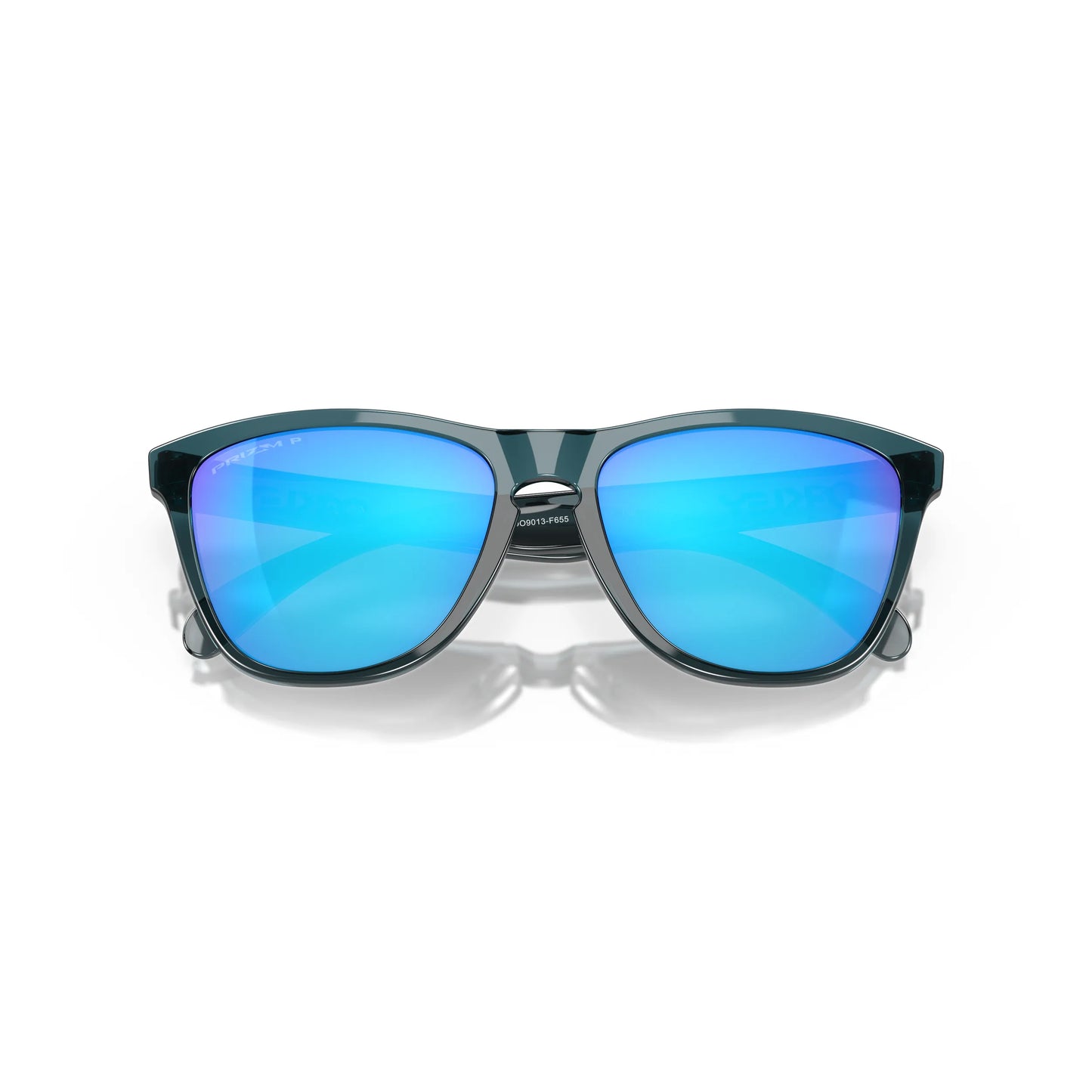 Occhiali da sole Oakley Frogskins OO9013 9013F6 Cristallo nero Prizm Sapphire Polarized