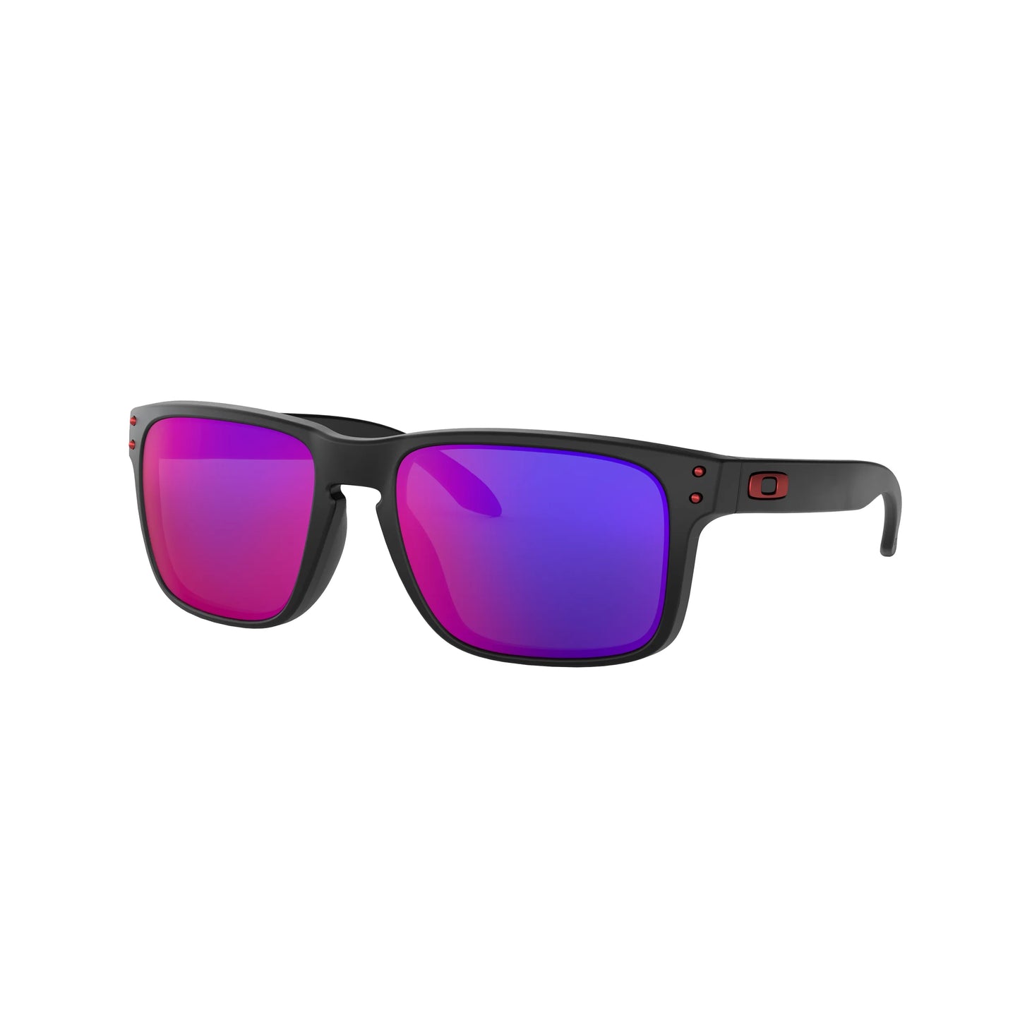 Occhiali da sole Oakley Holbrook OO9102 910236 Matte Black Red Iridium