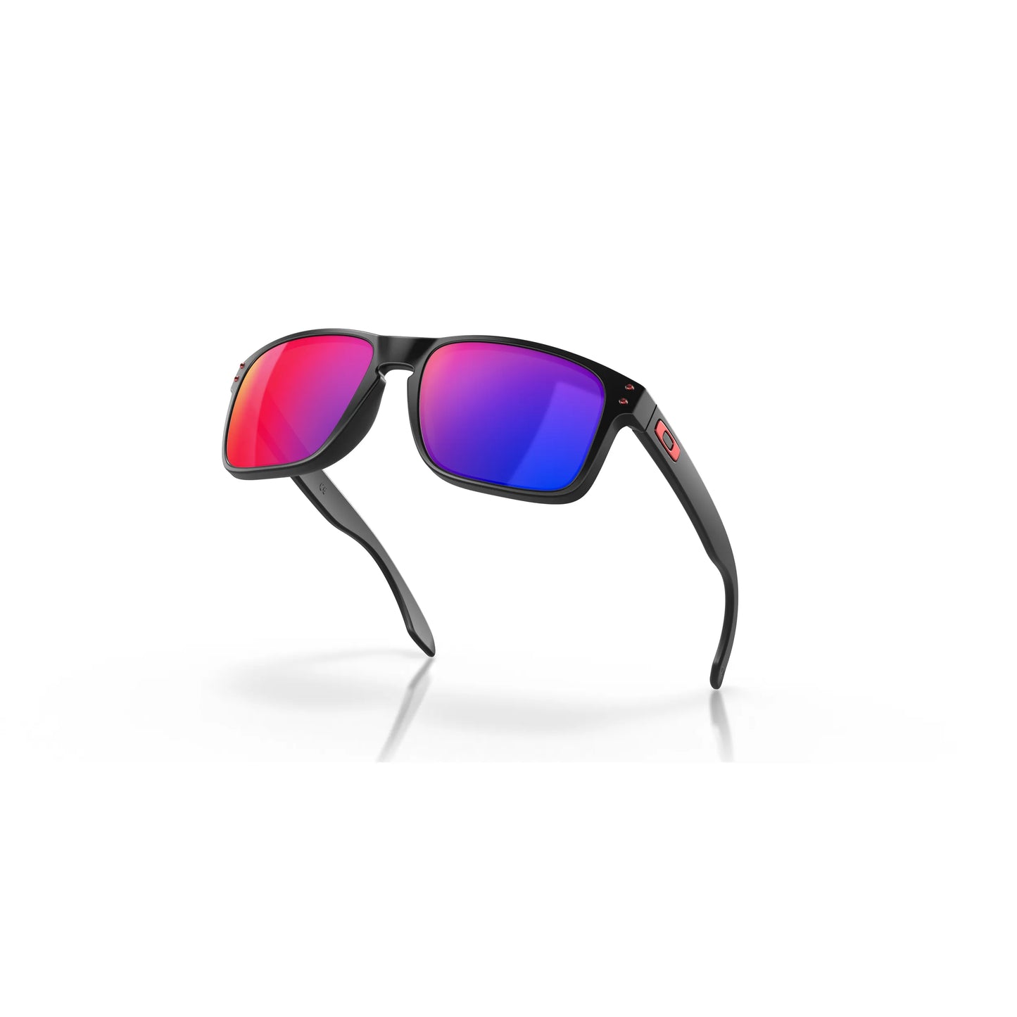 Occhiali da sole Oakley Holbrook OO9102 910236 Matte Black Red Iridium