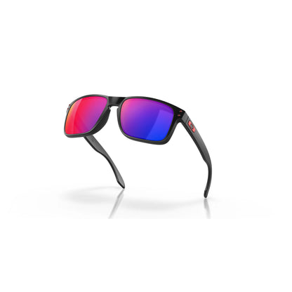Occhiali da sole Oakley Holbrook OO9102 910236 Matte Black Red Iridium