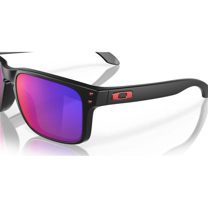Occhiali da sole Oakley Holbrook OO9102 910236 Matte Black Red Iridium