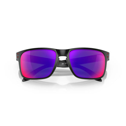 Occhiali da sole Oakley Holbrook OO9102 910236 Matte Black Red Iridium