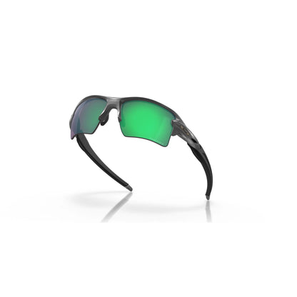 Occhiali da sole Oakley Flak 2.0 XL OO9188 9188F3 Steel Prizm Road Jade