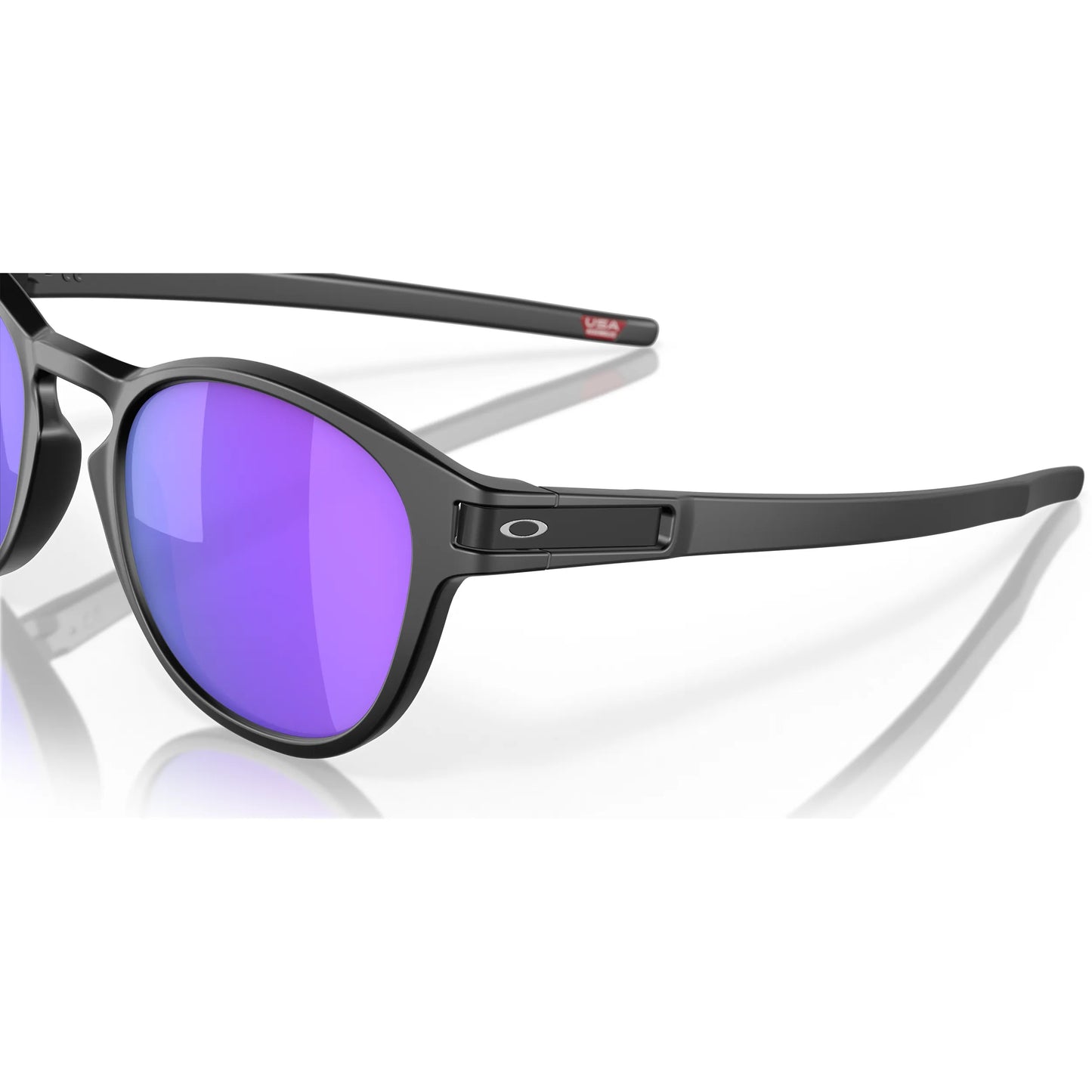 Occhiali da sole Oakley Latch OO9265 926555 Nero Opaco rotondi