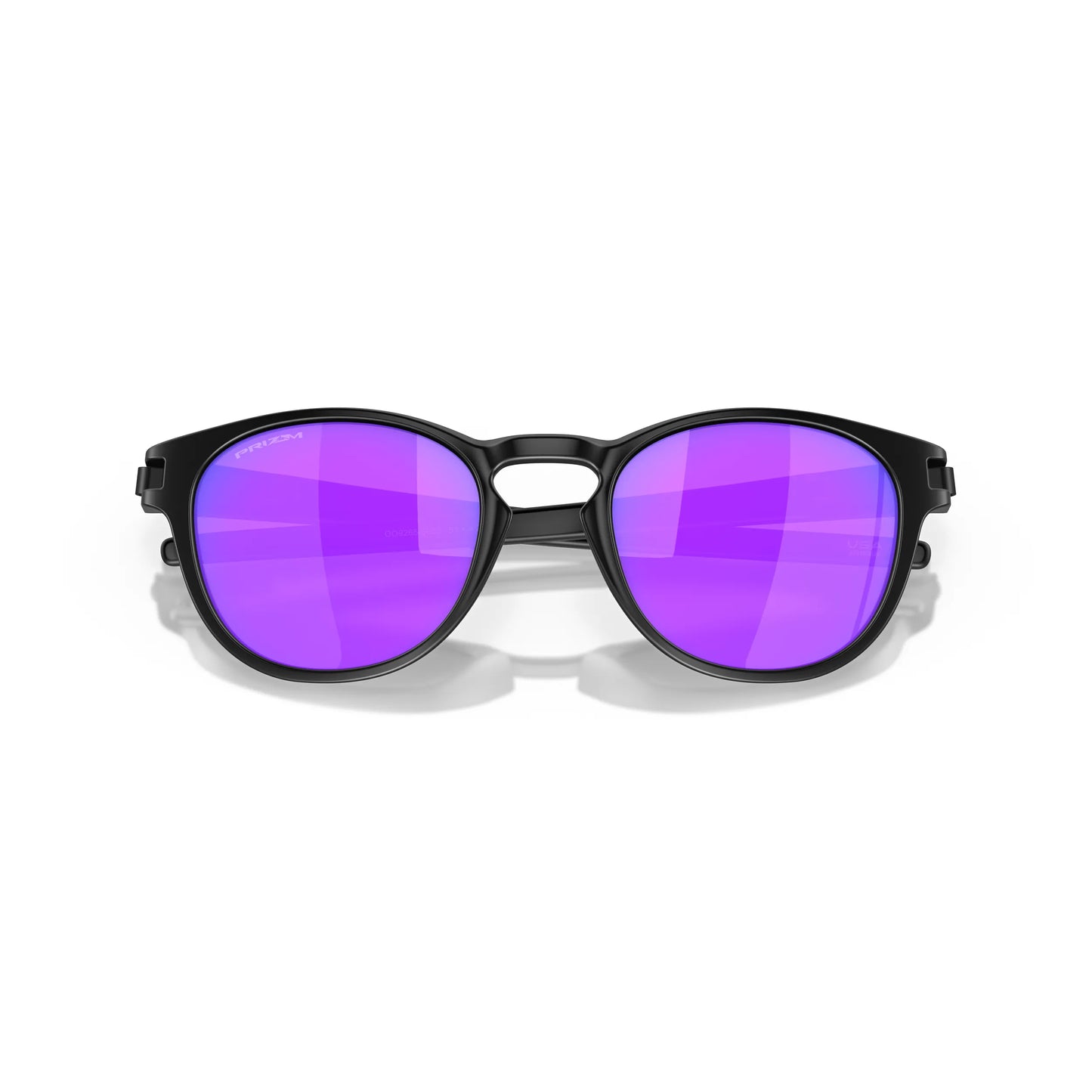 Occhiali da sole Oakley Latch OO9265 926555 Nero Opaco rotondi