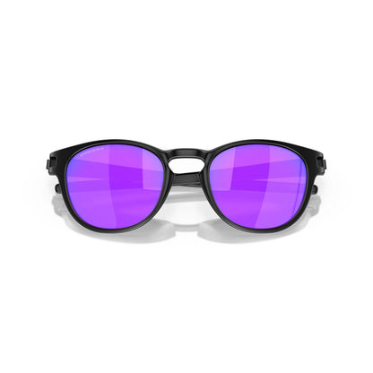 Occhiali da sole Oakley Latch OO9265 926555 Nero Opaco rotondi