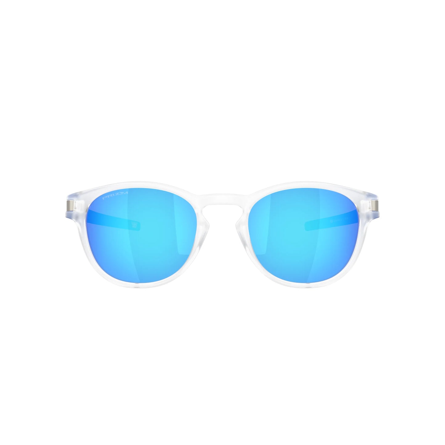 Occhiali da sole Oakley Latch OO9265 926576 Trasparente Opaco Prizm Sapphire rotondi