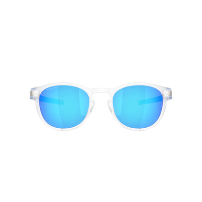 Occhiali da sole Oakley Latch OO9265 926576 Trasparente Opaco Prizm Sapphire rotondi