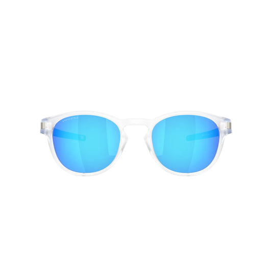 Lunettes de soleil Oakley Latch OO9265 926576 Rondes Transparent Mat Prizm Sapphire