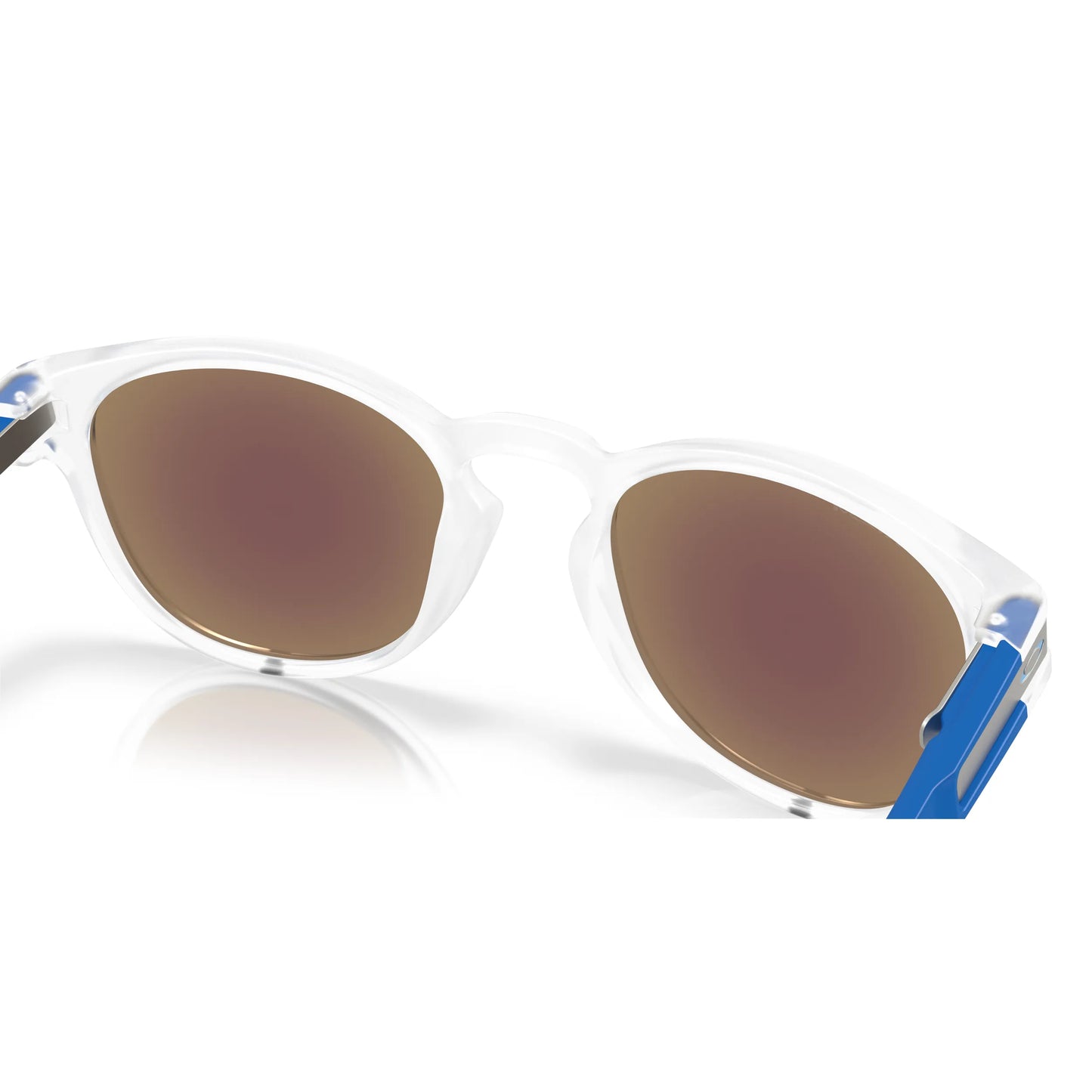 Occhiali da sole Oakley Latch OO9265 926576 Trasparente Opaco Prizm Sapphire rotondi