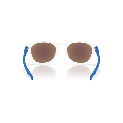 Occhiali da sole Oakley Latch OO9265 926576 Trasparente Opaco Prizm Sapphire rotondi