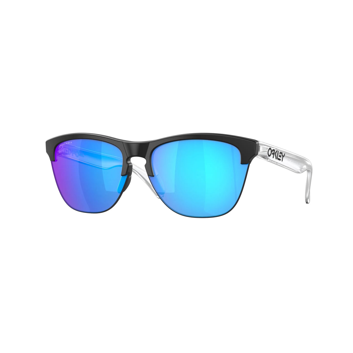 Occhiale da sole Oakley Frogskins lite OO9374 937402 Nero opaco rotondo