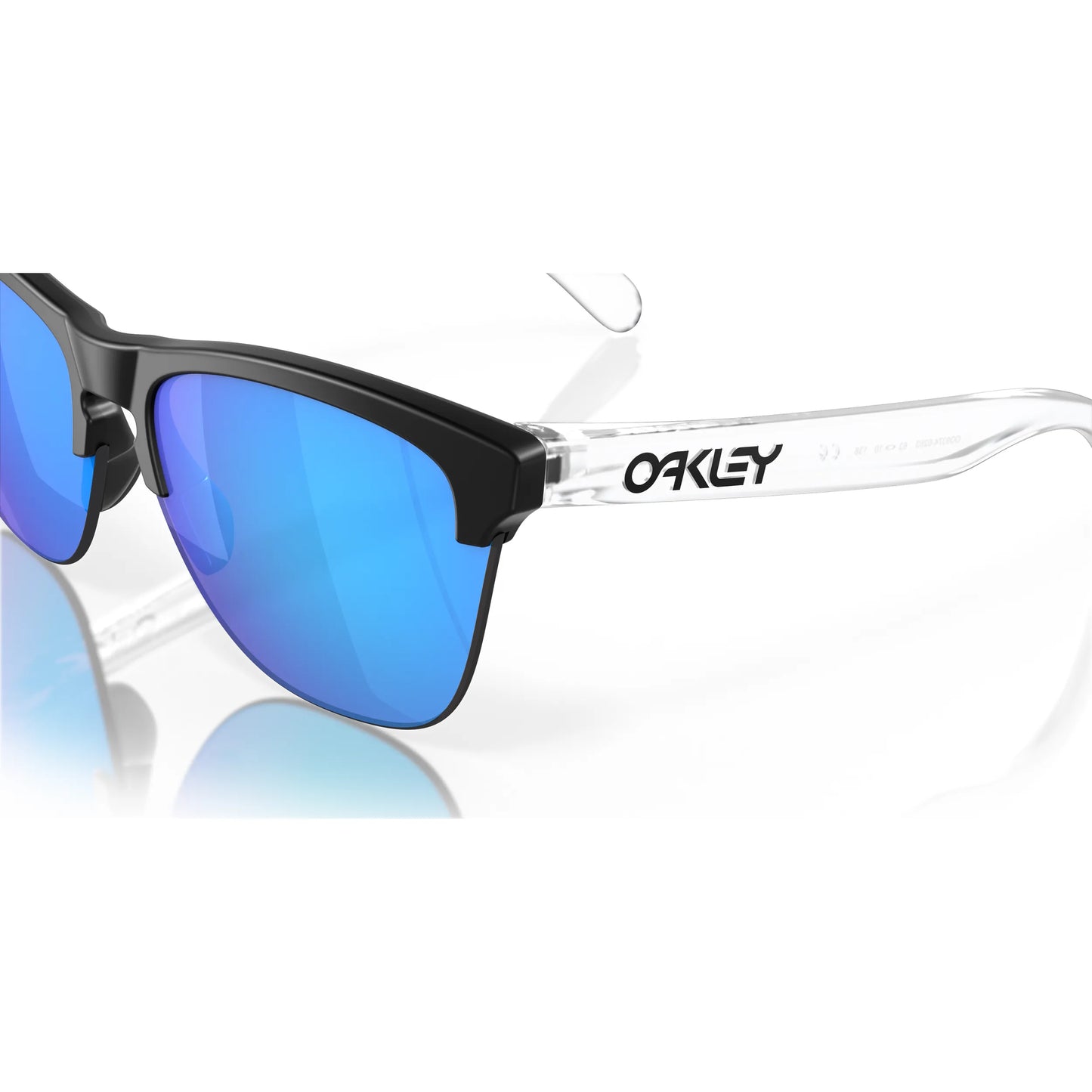 Occhiale da sole Oakley Frogskins lite OO9374 937402 Nero opaco rotondo