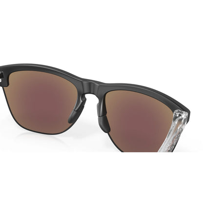 Occhiale da sole Oakley Frogskins lite OO9374 937402 Nero opaco rotondo
