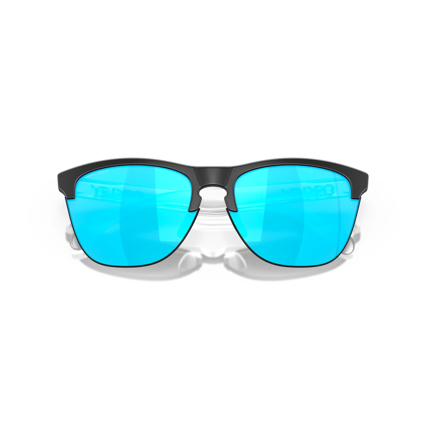 Occhiale da sole Oakley Frogskins lite OO9374 937402 Nero opaco rotondo