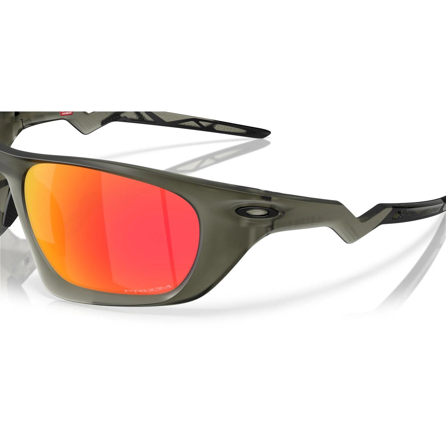 Occhiali da sole Oakley Lateralis OO9431 943104 Olive Ink Opaco rettangolari