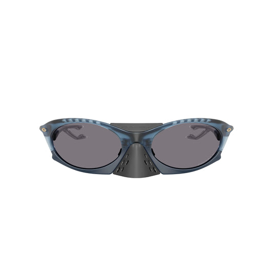 Lunettes de soleil Oakley Plantaris OO9437 943709 Bleu transparent mat