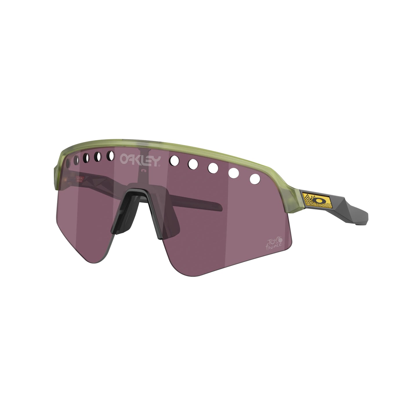 Occhiali da sole Oakley Sutro Lite Sweep OO9465 946536 Transparent Fern Violet maschera