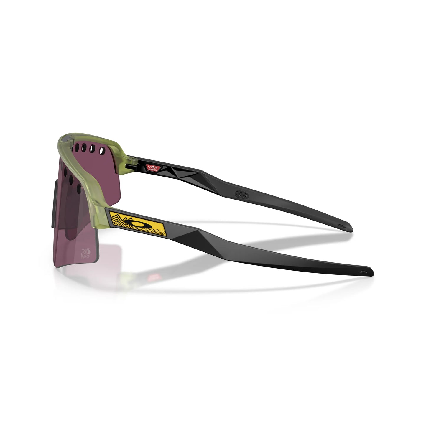 Occhiali da sole Oakley Sutro Lite Sweep OO9465 946536 Transparent Fern Violet maschera