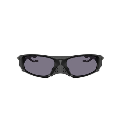 Occhiali da sole Oakley Plantaris Square OO9529 952901 Nero Opaco Prizm Grey rettangolari