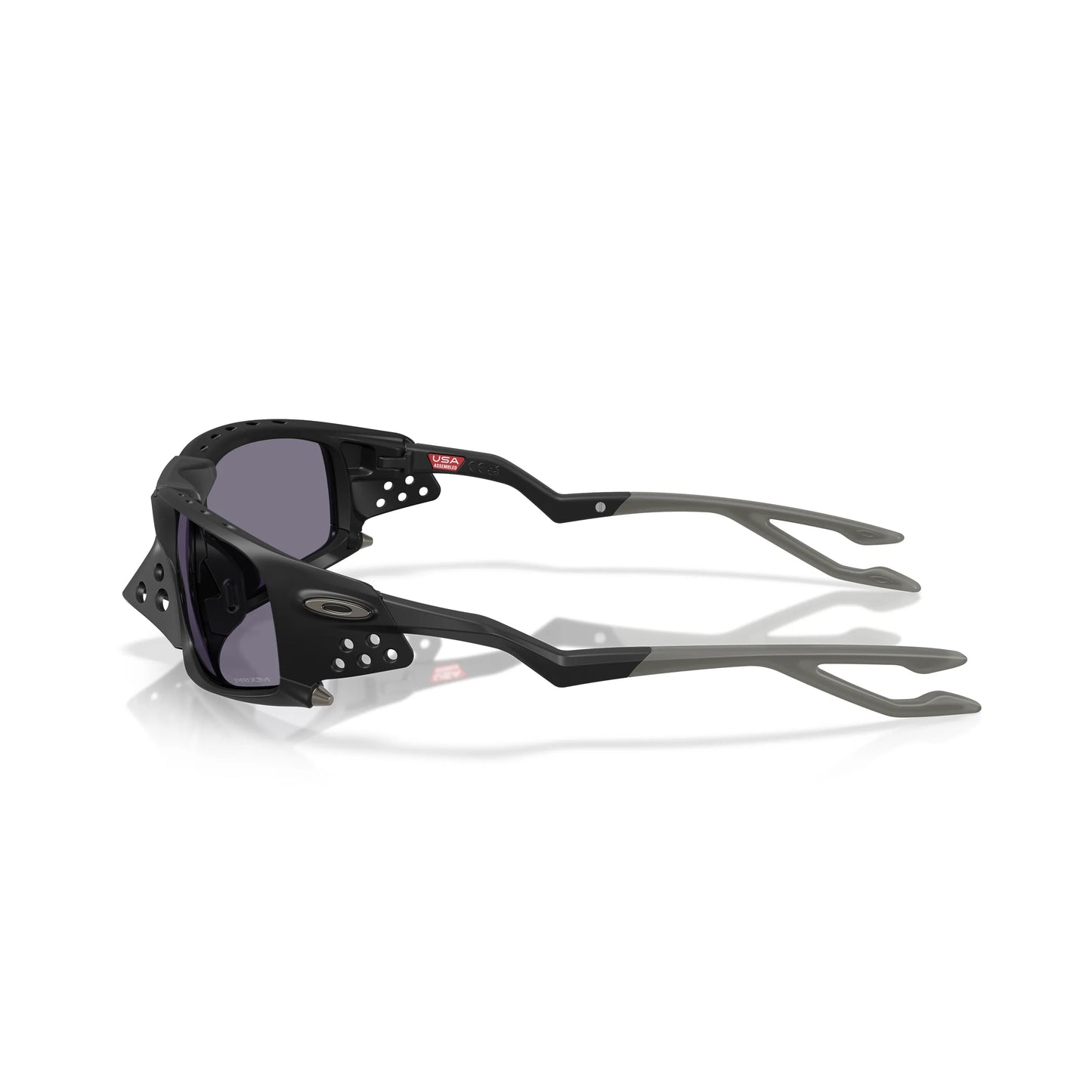 Occhiali da sole Oakley Plantaris Square OO9529 952901 Nero Opaco Prizm Grey rettangolari