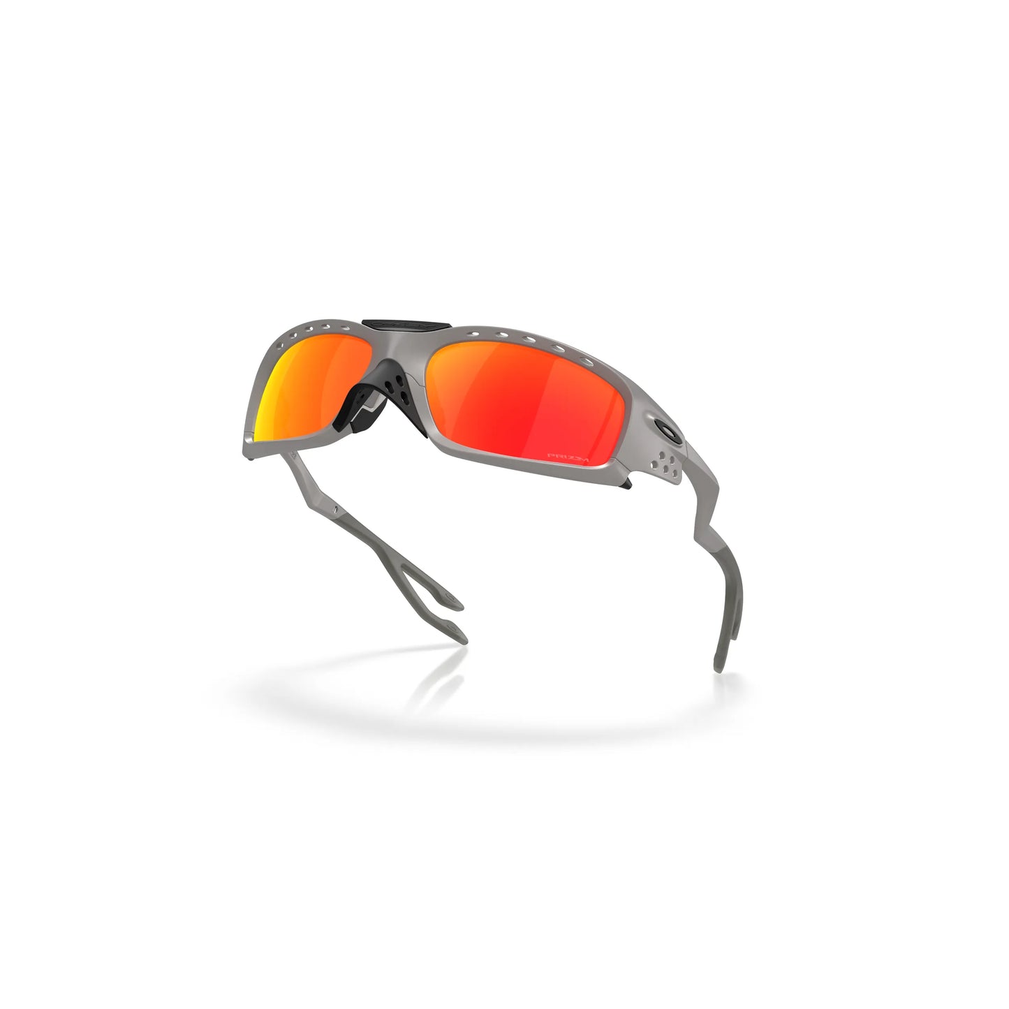 Occhiali da sole Oakley Plantaris Square OO9529 952905 Titanium Prizm Ruby
