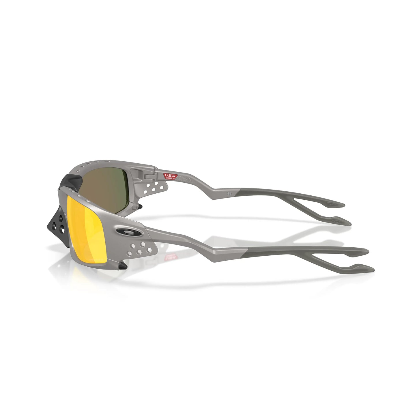 Occhiali da sole Oakley Plantaris Square OO9529 952905 Titanium Prizm Ruby