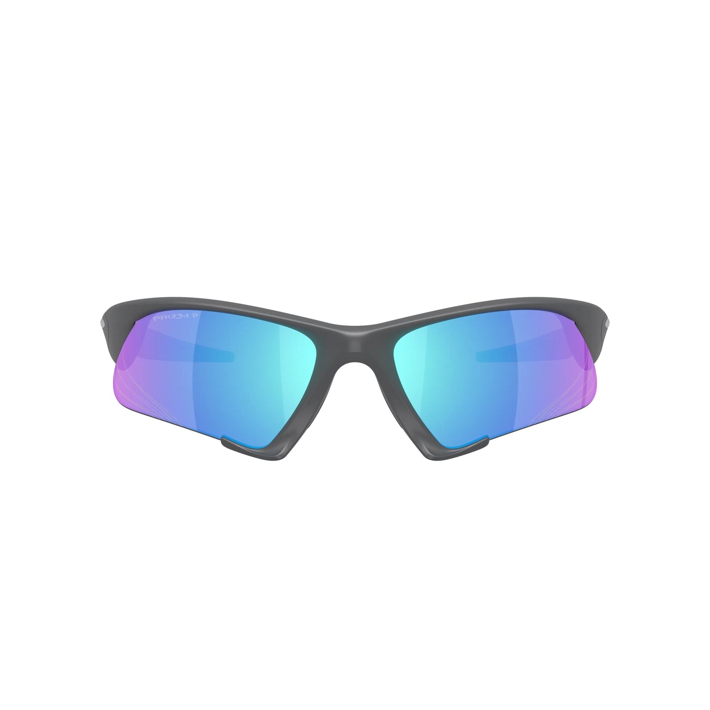 Occhiali da sole Oakley Suture Jacket OO9532 953202 Carbonio Opaco Prizm Sapphire Polarized avvolgenti