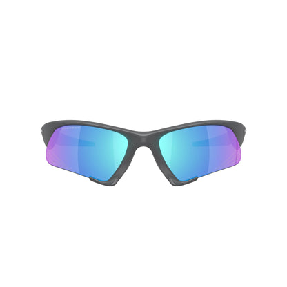 Occhiali da sole Oakley Suture Jacket OO9532 953202 Carbonio Opaco Prizm Sapphire Polarized avvolgenti