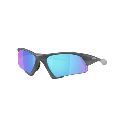 Occhiali da sole Oakley Suture Jacket OO9532 953202 Carbonio Opaco Prizm Sapphire Polarized avvolgenti