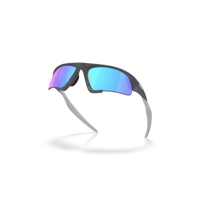 Occhiali da sole Oakley Suture Jacket OO9532 953202 Carbonio Opaco Prizm Sapphire Polarized avvolgenti