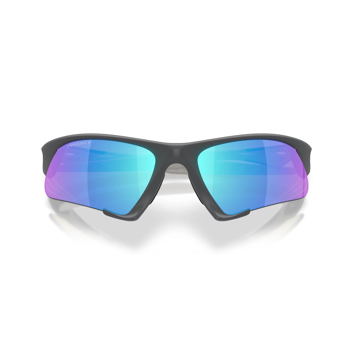 Occhiali da sole Oakley Suture Jacket OO9532 953202 Carbonio Opaco Prizm Sapphire Polarized avvolgenti