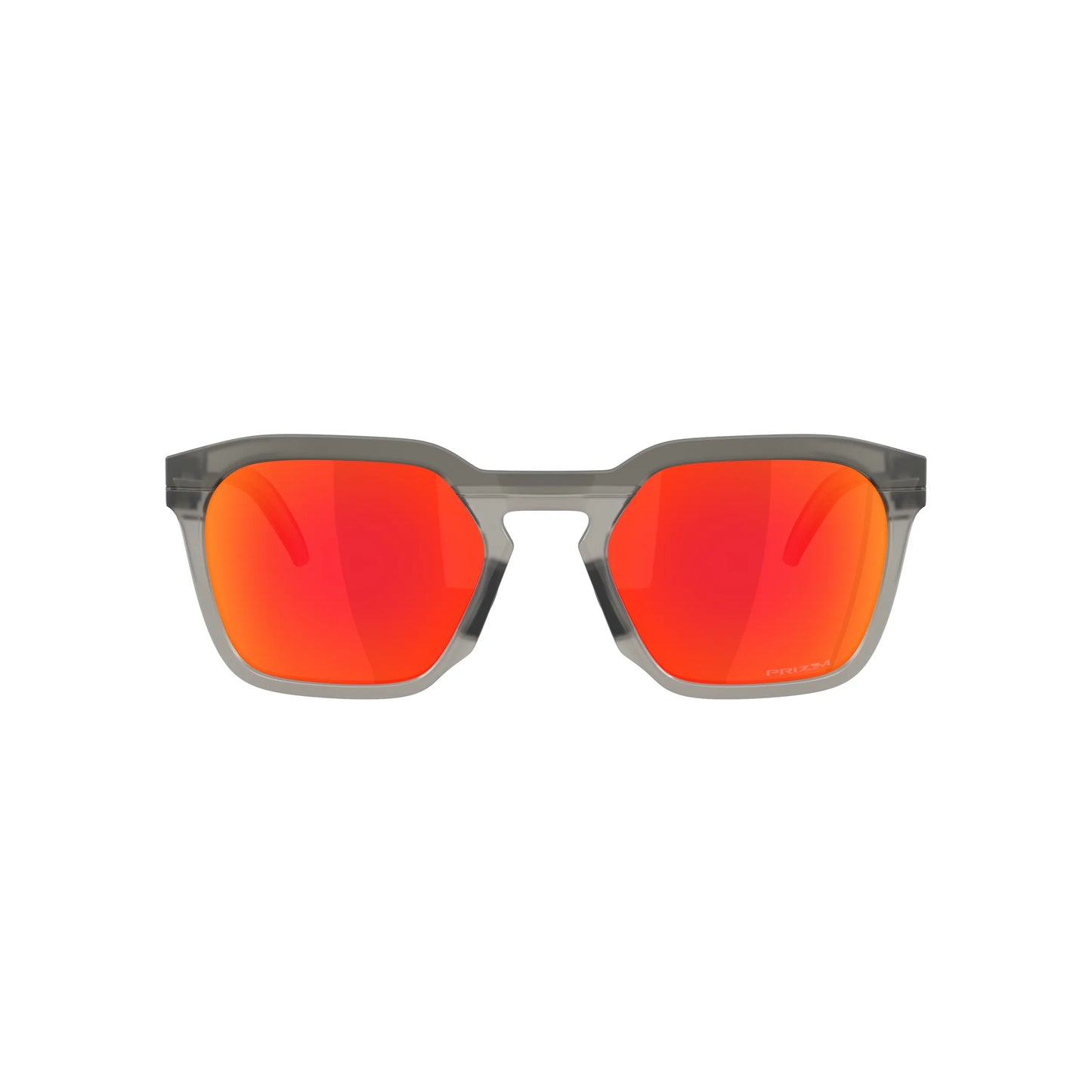 Occhiali da sole Oakley HSTN SQ OO9533 953302 Grigio Fumo Opaco Prizm Ruby squadrati