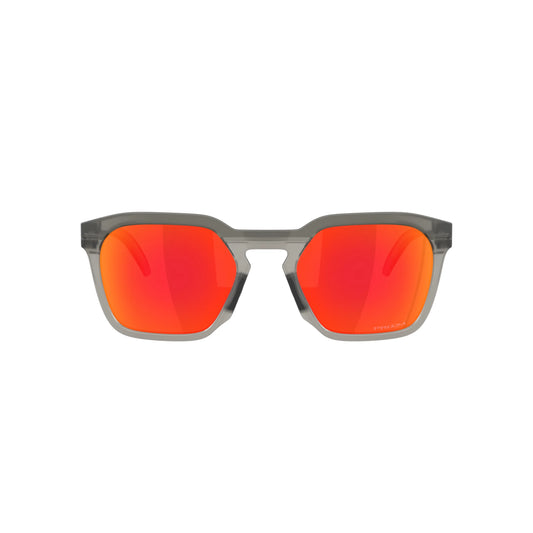 Lunettes de soleil Oakley HSTN SQ OO9533 953302 Gris Fumée Mat Prizm Ruby carrées