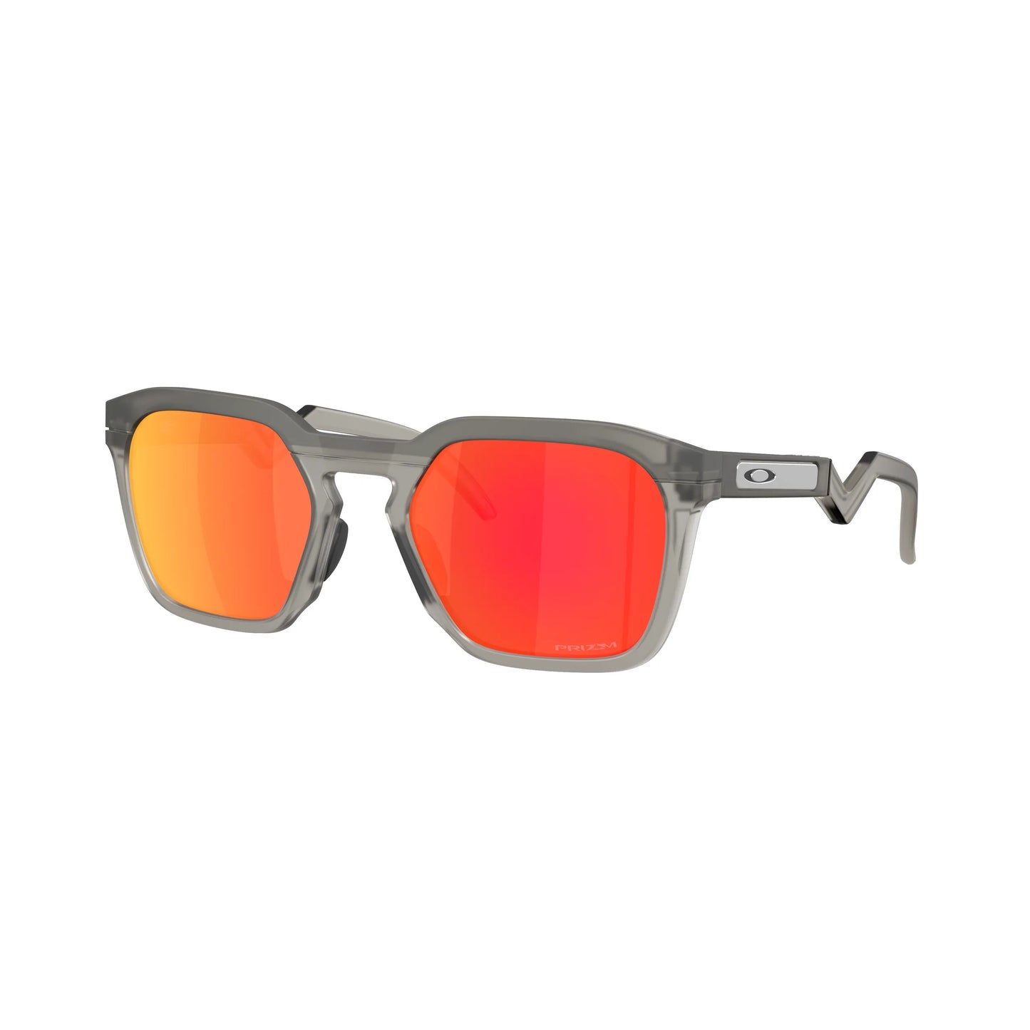 Occhiali da sole Oakley HSTN SQ OO9533 953302 Grigio Fumo Opaco Prizm Ruby squadrati