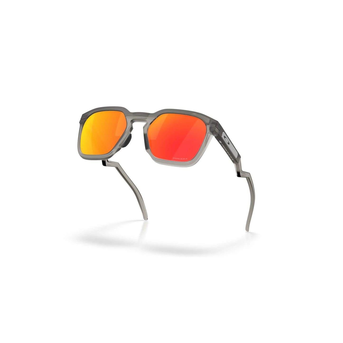 Occhiali da sole Oakley HSTN SQ OO9533 953302 Grigio Fumo Opaco Prizm Ruby squadrati