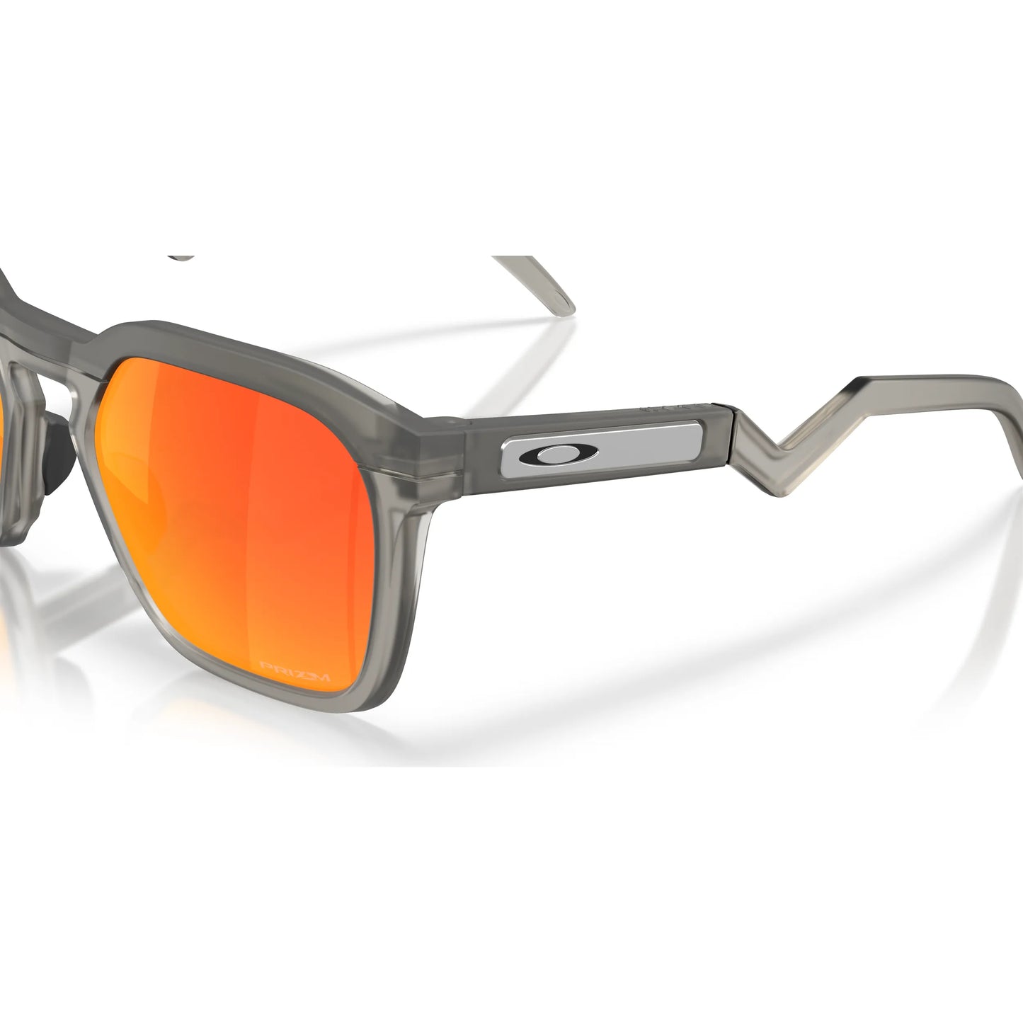 Occhiali da sole Oakley HSTN SQ OO9533 953302 Grigio Fumo Opaco Prizm Ruby squadrati
