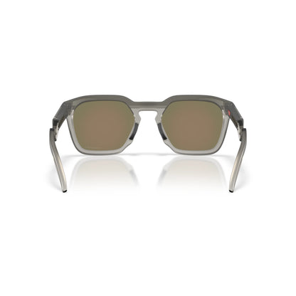 Occhiali da sole Oakley HSTN SQ OO9533 953302 Grigio Fumo Opaco Prizm Ruby squadrati