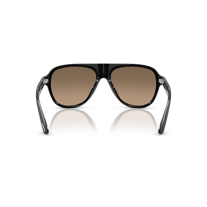 Lunettes de soleil aviateur polarisées Oliver Peoples OV5581SU 1492GN Paul Newman Black Sandstone