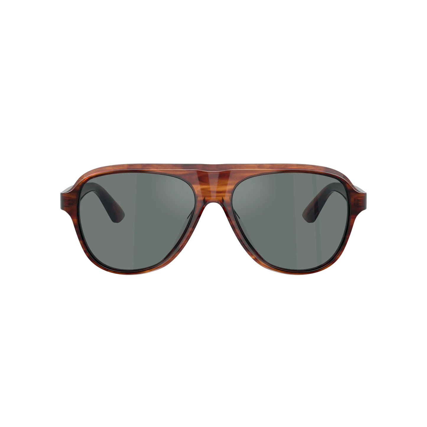 Lunettes de soleil Oliver Peoples OV5581SU 1721W5 Paul Newman Dark Amber Royal Blue aviateur