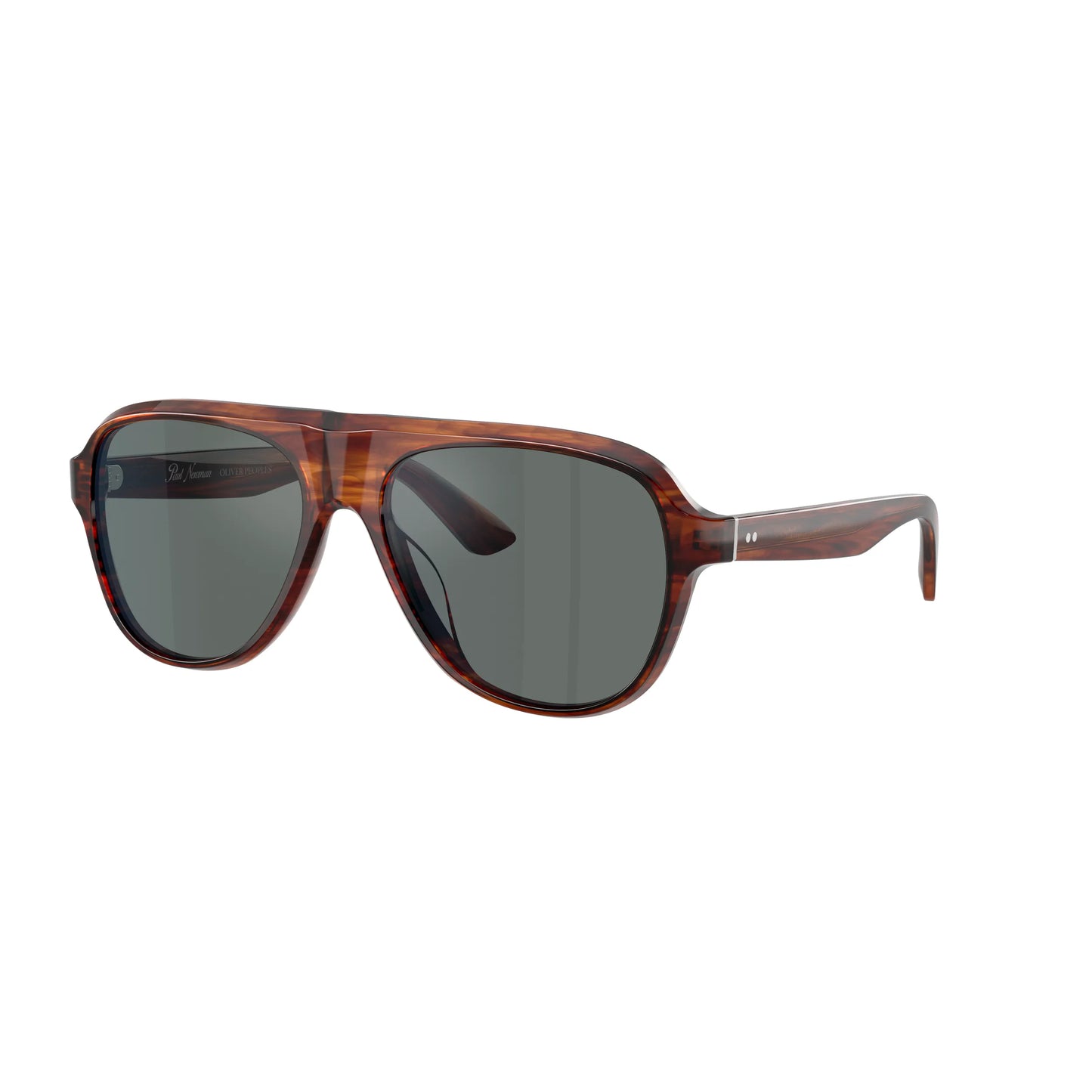 Lunettes de soleil Oliver Peoples OV5581SU 1721W5 Paul Newman Dark Amber Royal Blue aviateur