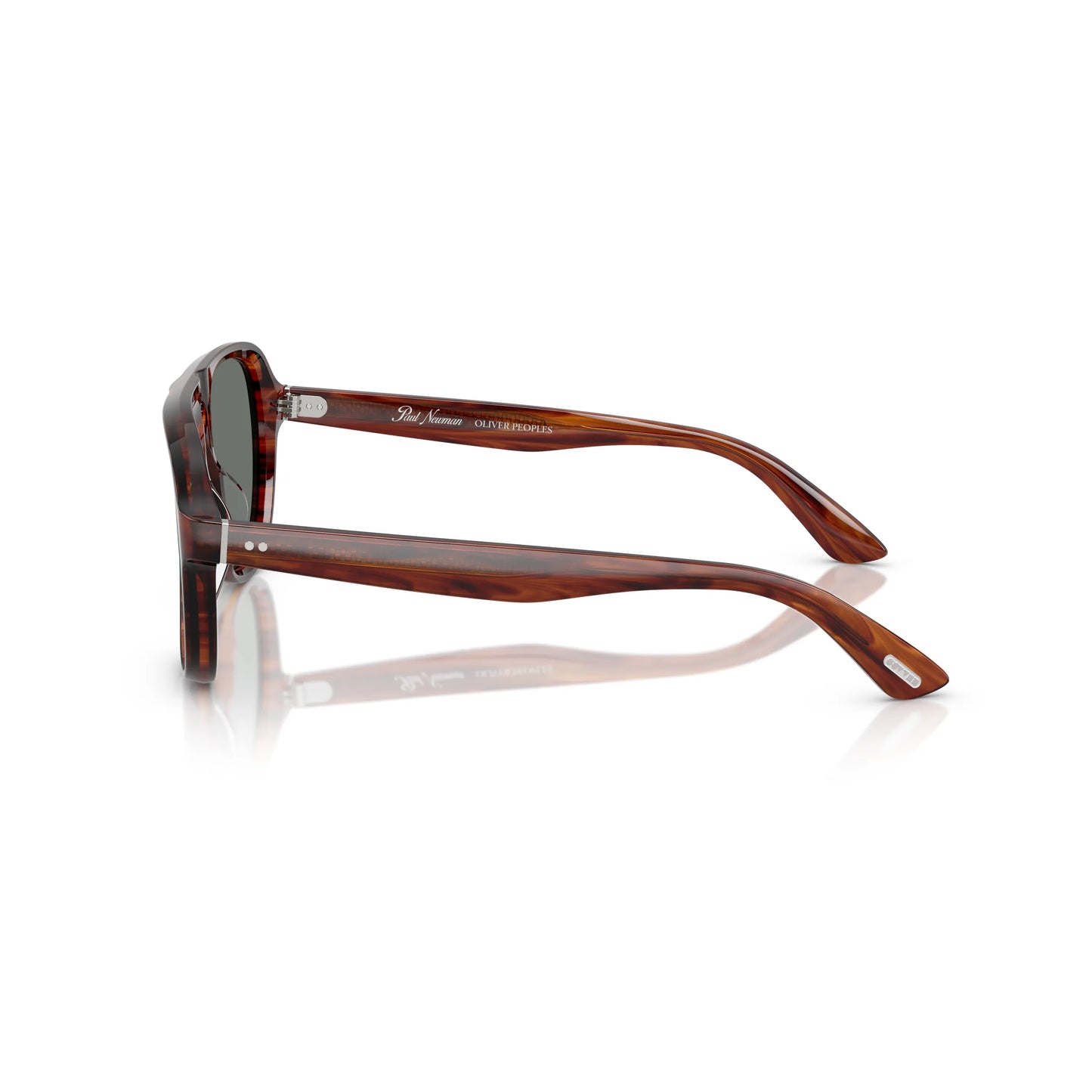 Lunettes de soleil Oliver Peoples OV5581SU 1721W5 Paul Newman Dark Amber Royal Blue aviateur