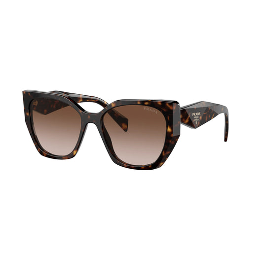 Lunettes de soleil Prada PR 19ZS 2AU6S1 Écaille Marron Dégradé carrées
