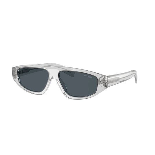Lunettes de soleil Prada PR C02S 17P70B Gris Crystal Grey enveloppantes